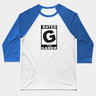 Rated G for Gamer Baseball T-Shirt